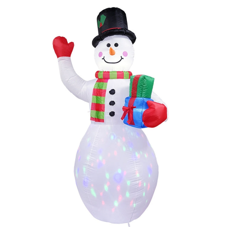 Santa Claus Christmas Tree Snowman Inflatable LED Luminous Christmas Ornaments,