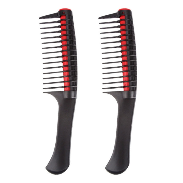 2 PCS 0089 Hair Salon Dyeing Hair Styling Brush Rolling Heart Smooth Hair Comb Brushing Hairdressing Tools
