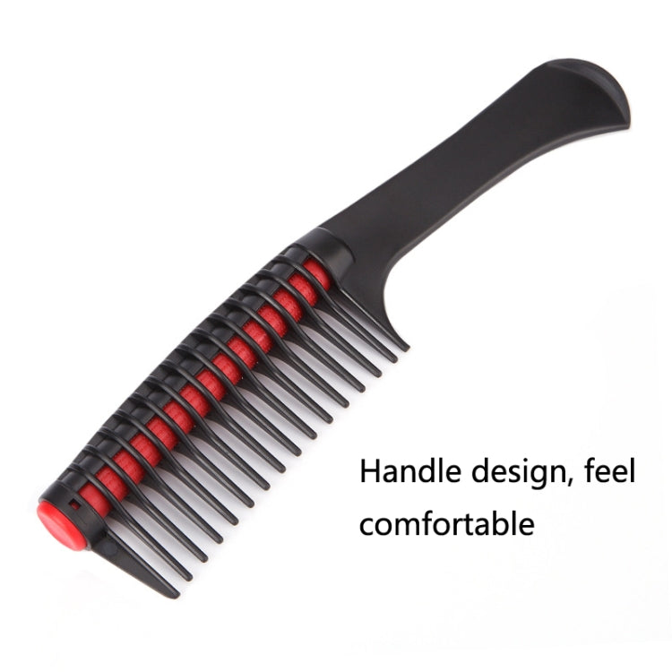 2 PCS 0089 Hair Salon Dyeing Hair Styling Brush Rolling Heart Smooth Hair Comb Brushing Hairdressing Tools