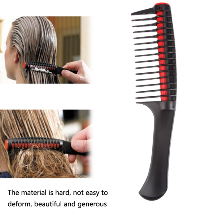2 PCS 0089 Hair Salon Dyeing Hair Styling Brush Rolling Heart Smooth Hair Comb Brushing Hairdressing Tools