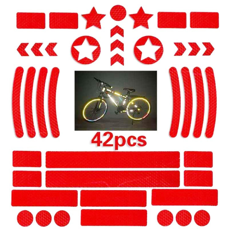 Bicycle Honeycomb Reflective Sticker Night Reflective Logo Grid Stripe Warning Strip