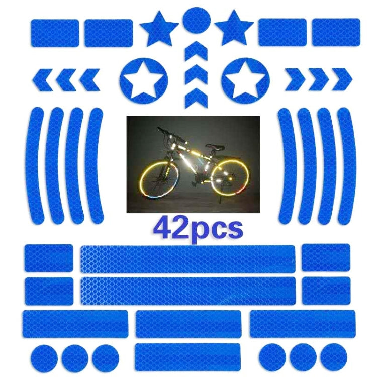 Bicycle Honeycomb Reflective Sticker Night Reflective Logo Grid Stripe Warning Strip