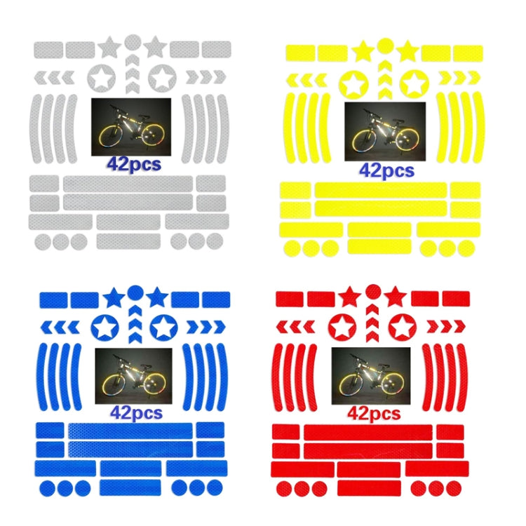 Bicycle Honeycomb Reflective Sticker Night Reflective Logo Grid Stripe Warning Strip