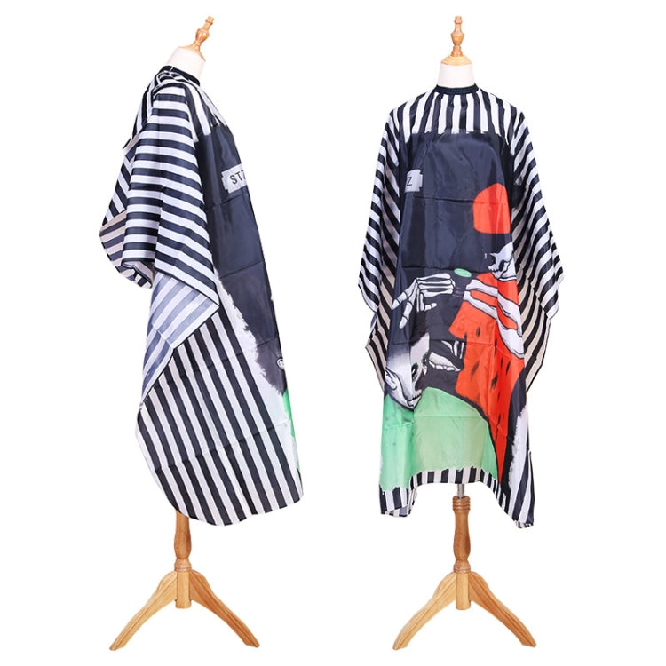 8025 Haircut Hair Dye Care Hairdresser Skull Cloth