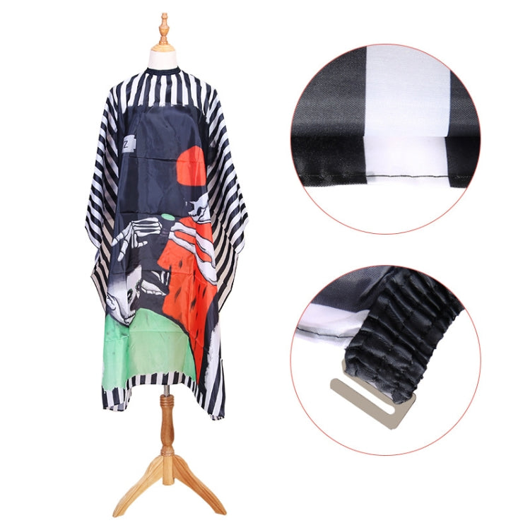 8025 Haircut Hair Dye Care Hairdresser Skull Cloth