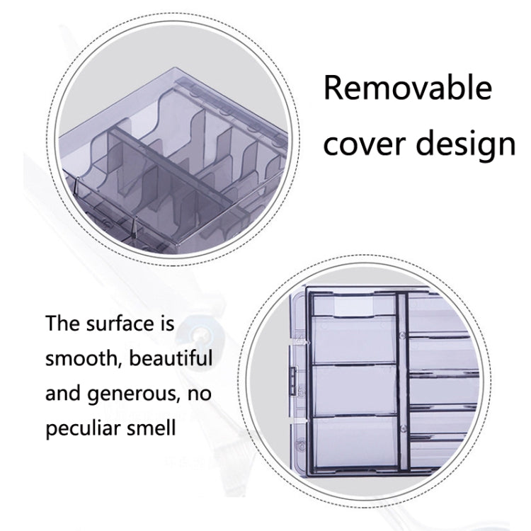 S8035 Clipper Fiber Comb Storage Box Hair Salon Limit Comb Computer Storage Box