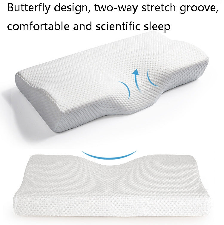LD-007 Space Memory Foam Butterfly Pillow Sleep Neck Pillow