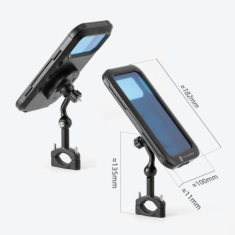 CYCLINGBOX BG-2937 Bicycle Mobile Phone Bracket Waterproof Bag Simulation Navigation Mobile Phone Frame