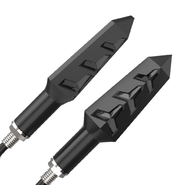 1 Pair VS6-6 Motorcycle LED Steering Tail Lamp 12V Flow Water Light Turn Lamp