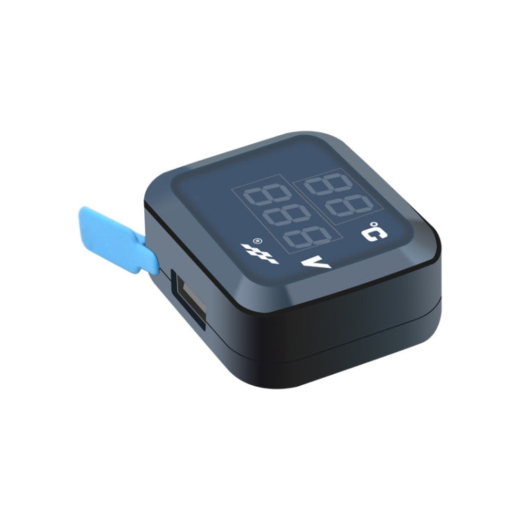 12-24V Motorcycle Modified Electronic Meter Voltage Temperature Table With USB Car Charger