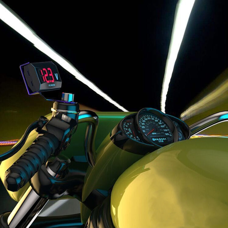 12-150V Motorcycle LCD Display Voltage