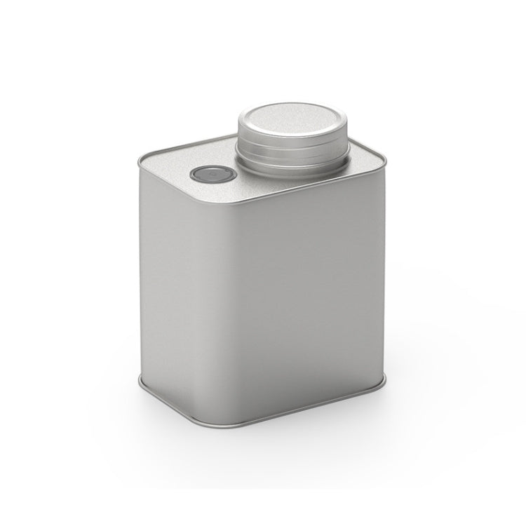 Square Tinplate Metal Sealed Cans Coffee Bean Powder Tin Cans, Specification: With Air Valve