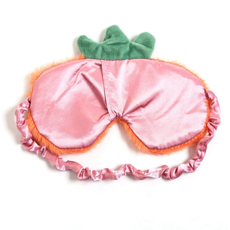 Fruit Plush Eye Mask Cute Soft Girl Sleep Blackout Eye Mask