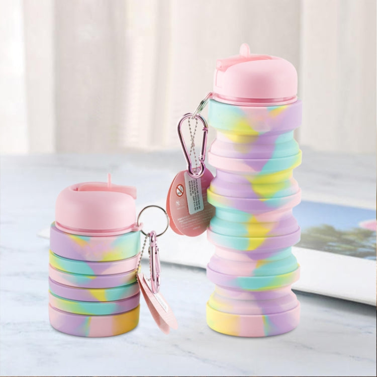 Silicone Folding Water Cup Portable Outdoor Sports Water Bottle Large Capacity Retractable Travel Cup