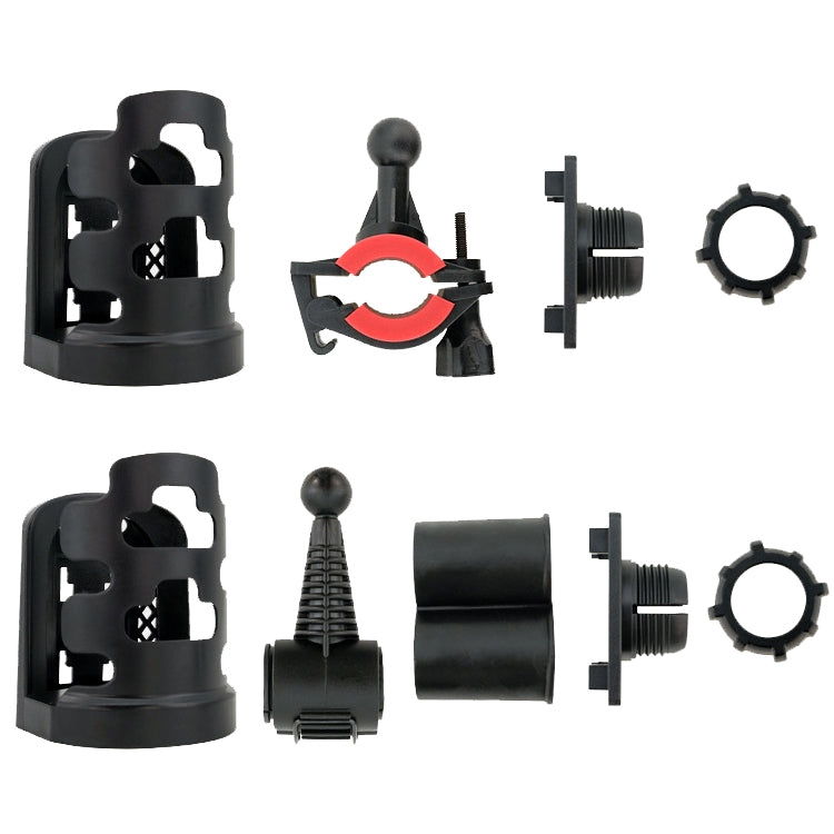 2 PCS SMCP-380 General Riding Cup Rack Motorcycle Bicycle Cup Holder
