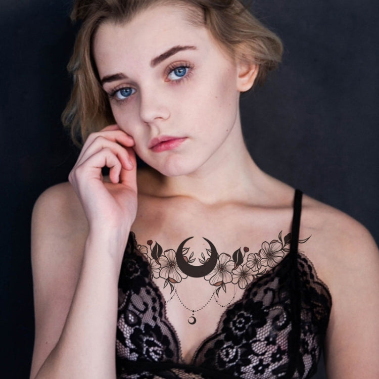 10 PCS Waterproof Tattoo Sticker Clavicle Chest Scar Covering Sticker