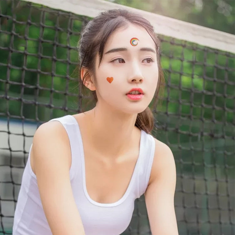 10 PCS Waterproof Disposable Camouflage Tattoo Stickers Face Stickers