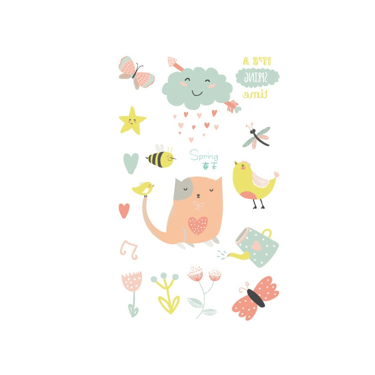 20 PCS Waterproof Anti-Sweat Children Cute Cartoon Animal Tattoo Stickers