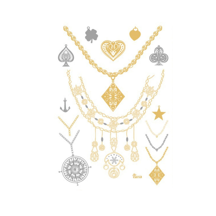 10 PCS Waterproof Hot Stamping Fashion Temporary Tattoo Stickers