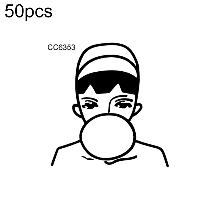 50 PCS Bad Girl Waterproof Dark Tattoo Stickers