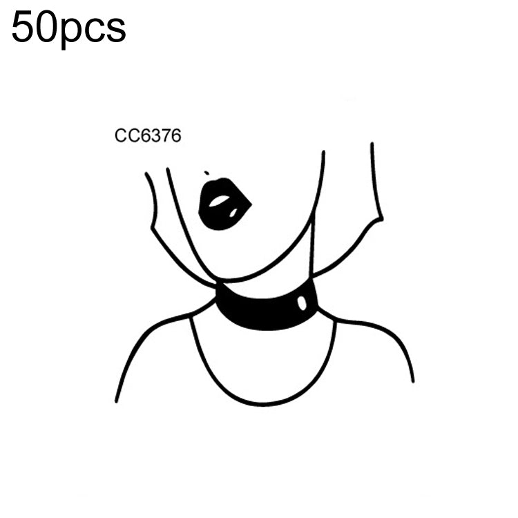 50 PCS Bad Girl Waterproof Dark Tattoo Stickers