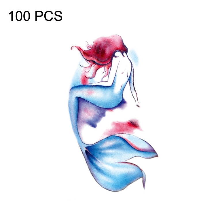 100 PCS Small Fresh Waterproof Temporary Back Tattoo Stickers