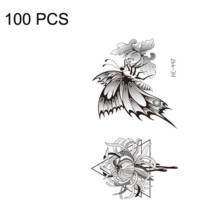 100 PCS Small Fresh Waterproof Tattoo Stickers