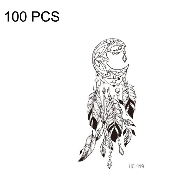 100 PCS Small Fresh Waterproof Tattoo Stickers