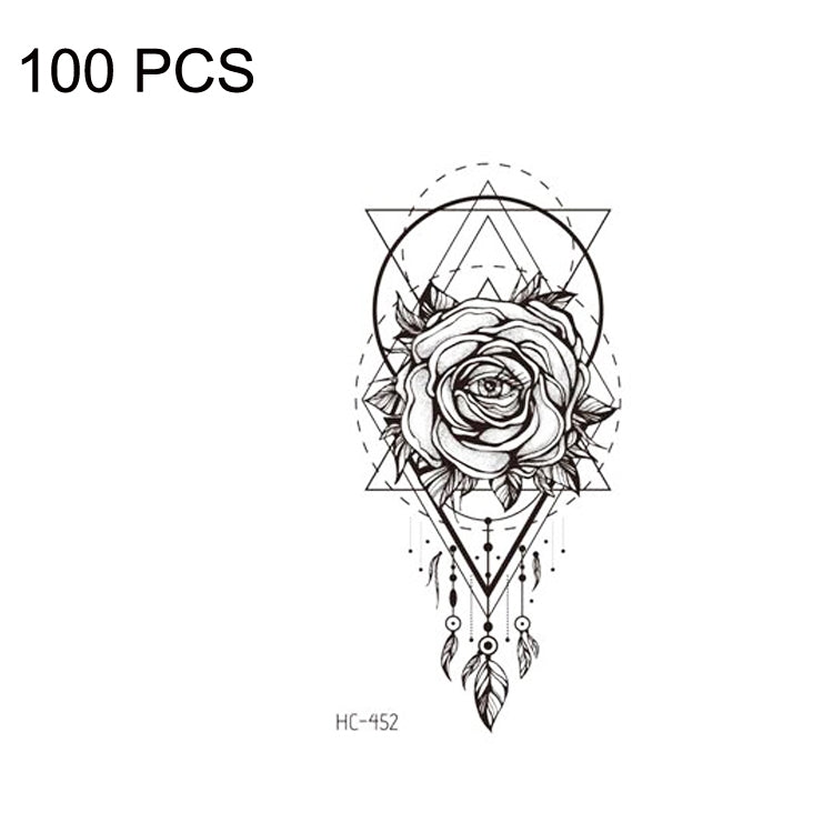 100 PCS Small Fresh Waterproof Tattoo Stickers