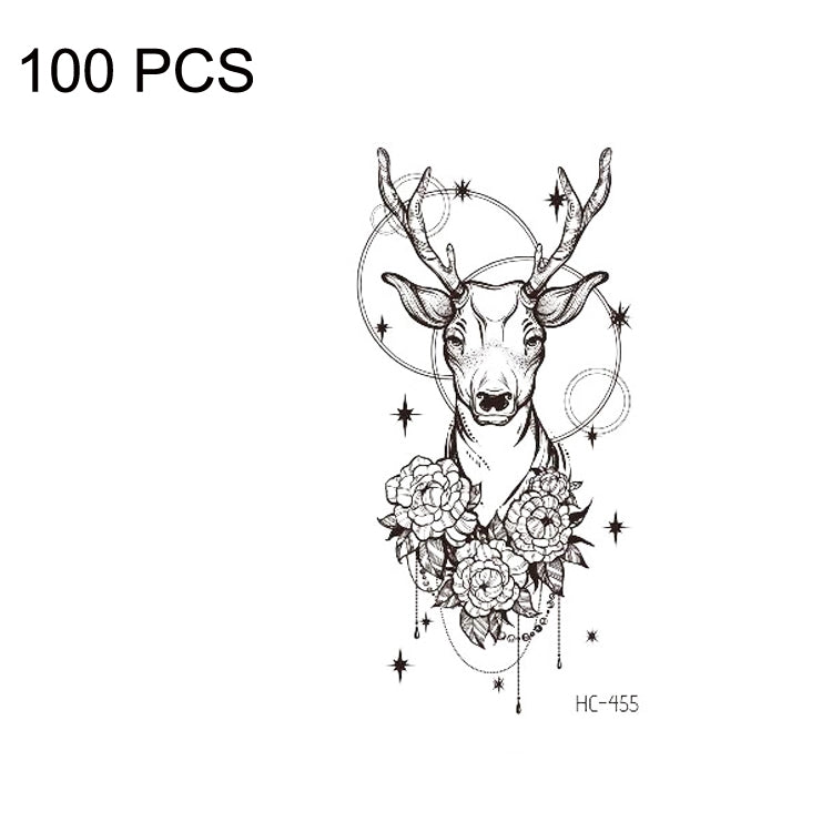 100 PCS Small Fresh Waterproof Tattoo Stickers