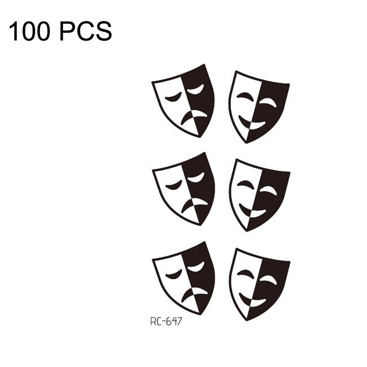 100 PCS Small Fresh Waterproof Tattoo Stickers
