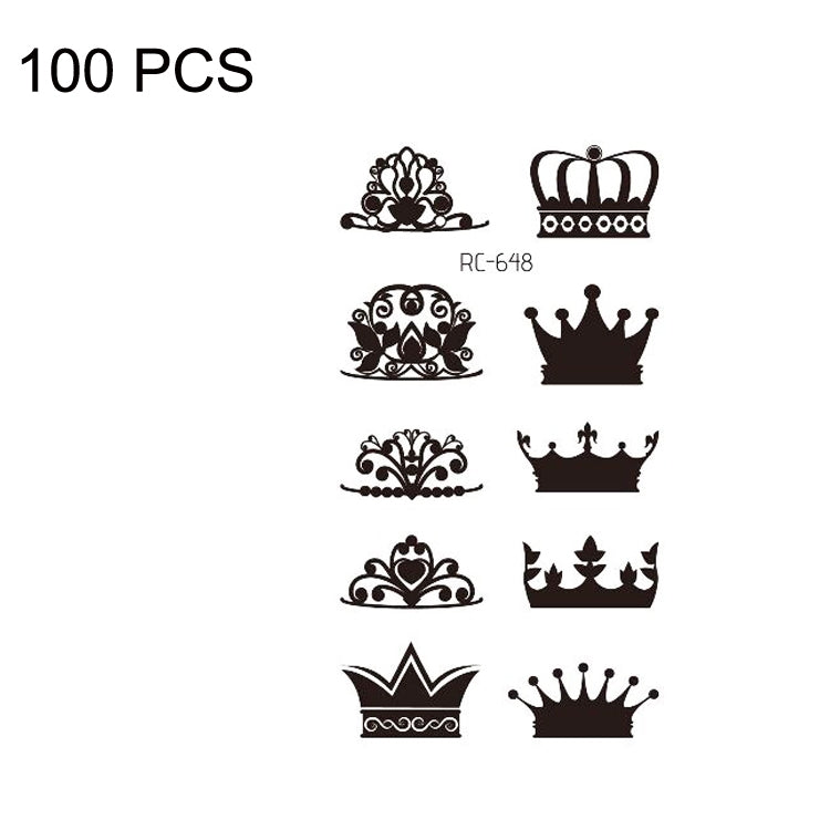 100 PCS Small Fresh Waterproof Tattoo Stickers