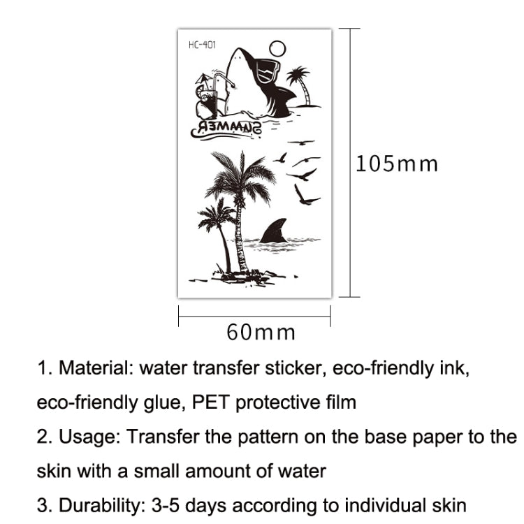 100 PCS Small Fresh Waterproof Tattoo Stickers