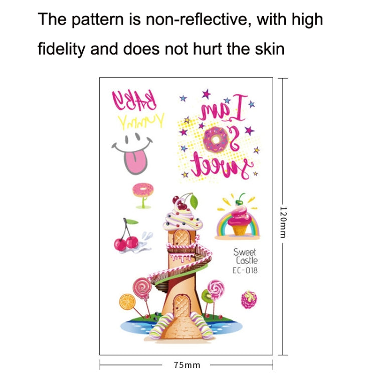 20 PCS Waterproof Sweatproof Cartoon Child Tattoo Stickers