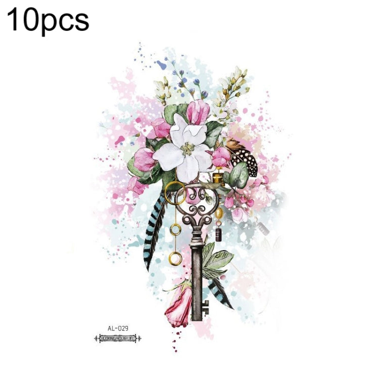 10 PCS Waterproof Arm Chest Scar Tattoo Sticker