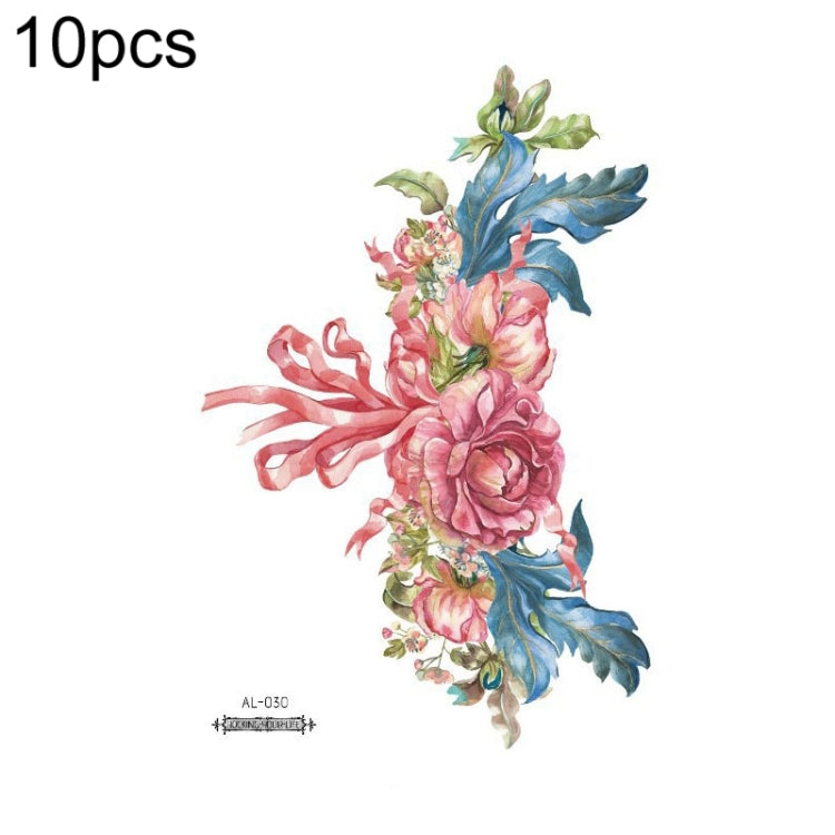 10 PCS Waterproof Arm Chest Scar Tattoo Sticker