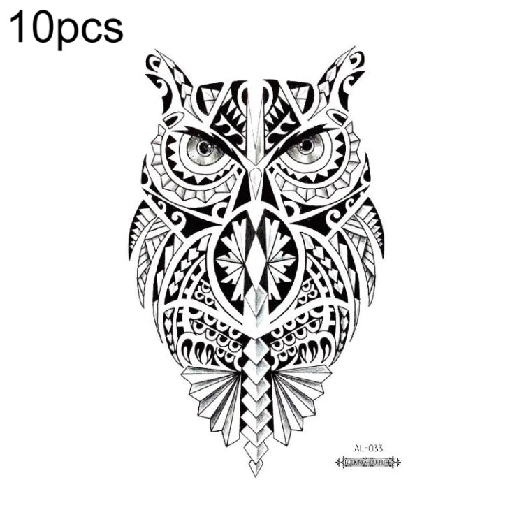10 PCS Waterproof Arm Chest Scar Tattoo Sticker