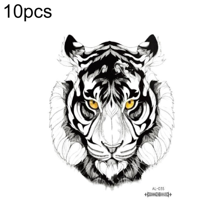 10 PCS Waterproof Arm Chest Scar Tattoo Sticker