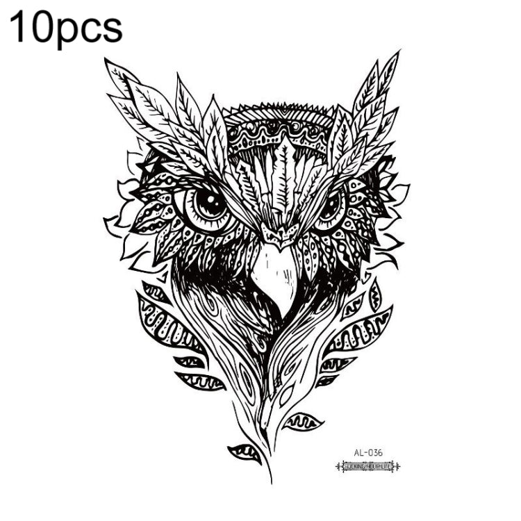 10 PCS Waterproof Arm Chest Scar Tattoo Sticker