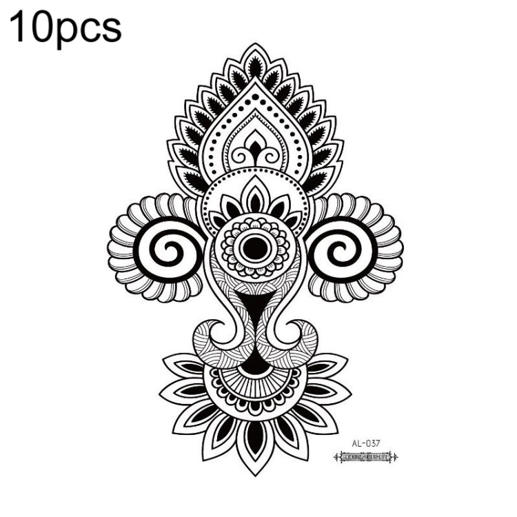 10 PCS Waterproof Arm Chest Scar Tattoo Sticker