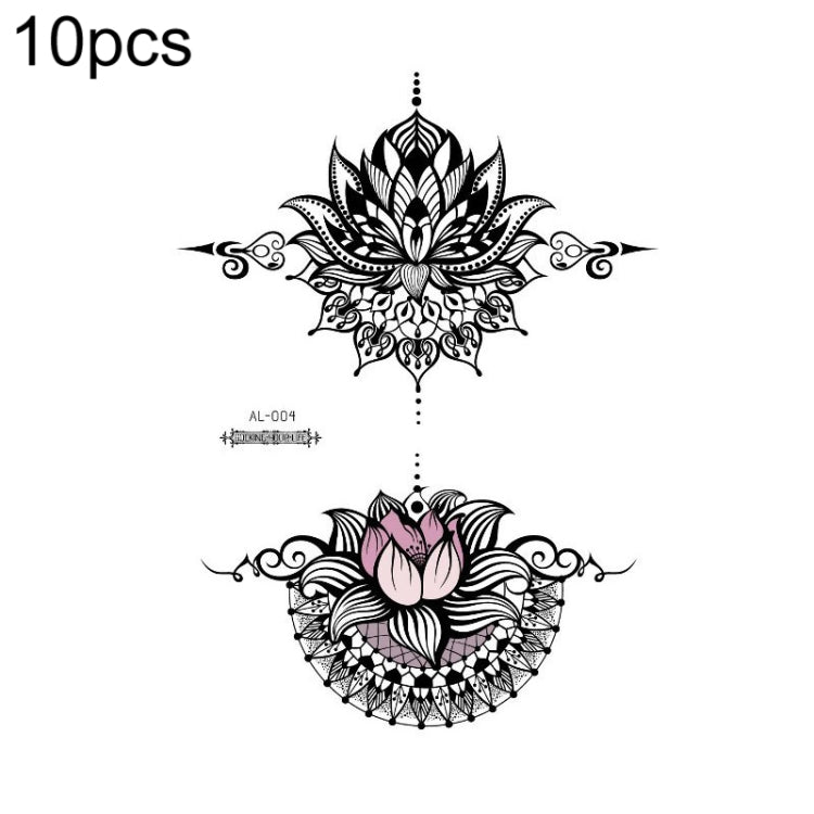 10 PCS Waterproof Arm Chest Scar Tattoo Sticker