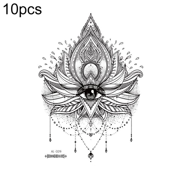 10 PCS Waterproof Arm Chest Scar Tattoo Sticker