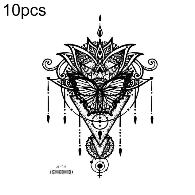 10 PCS Waterproof Arm Chest Scar Tattoo Sticker