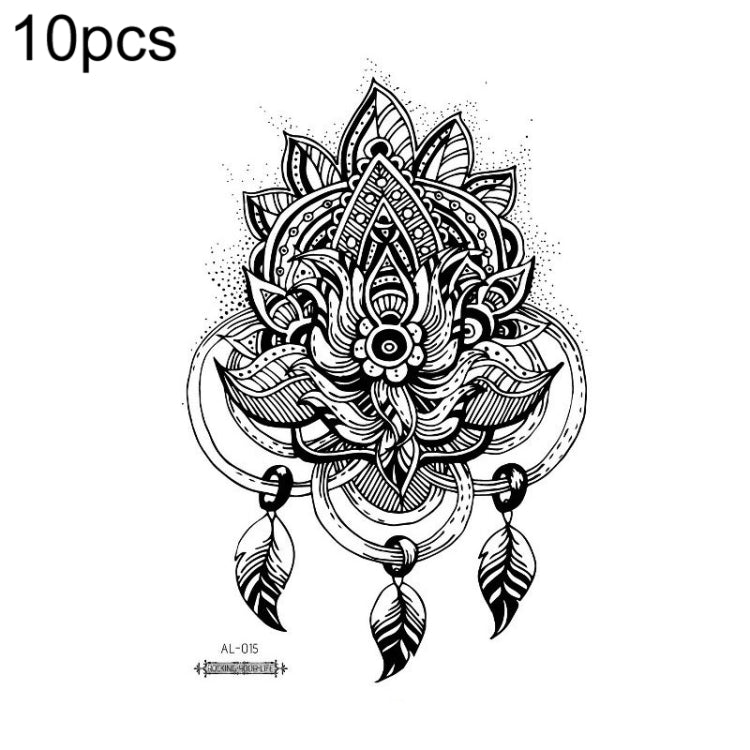10 PCS Waterproof Arm Chest Scar Tattoo Sticker