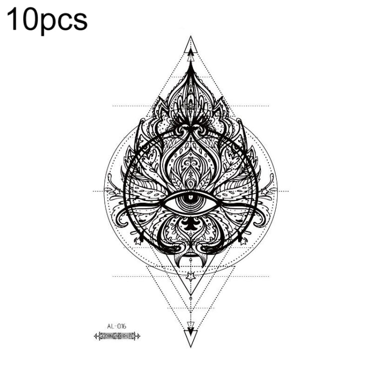 10 PCS Waterproof Arm Chest Scar Tattoo Sticker