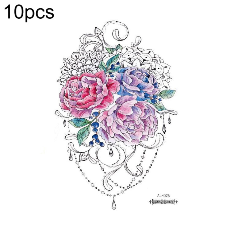 10 PCS Waterproof Arm Chest Scar Tattoo Sticker