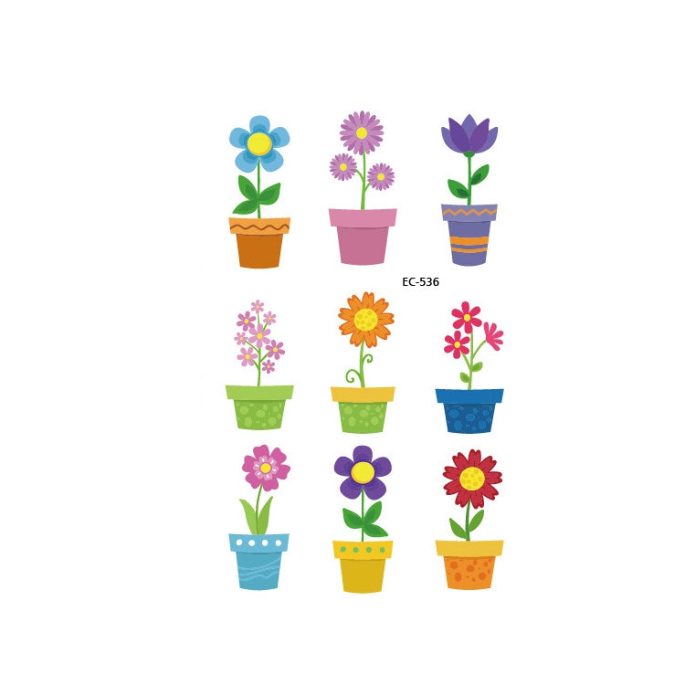 20 PCS Waterproof Painted Fruits Vegetables Plants Children Tattoo Stickers