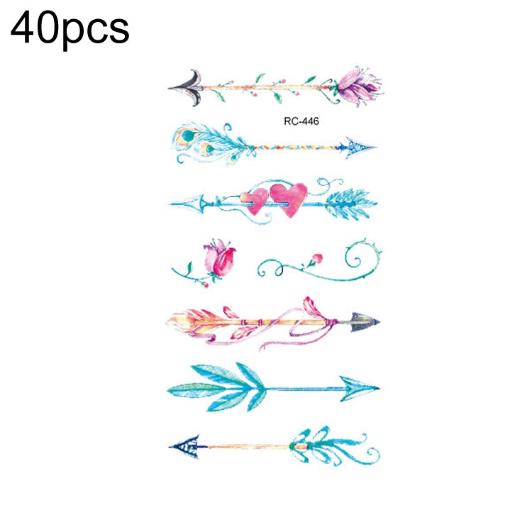 40 PCS Waterproof Small Fresh Tattoo Stickers