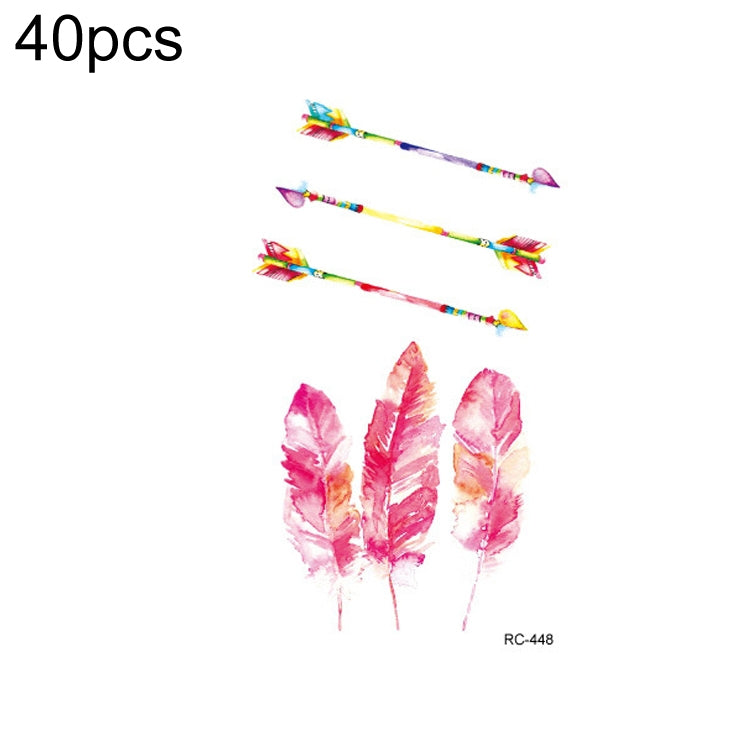 40 PCS Waterproof Small Fresh Tattoo Stickers