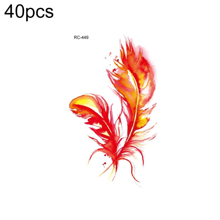 40 PCS Waterproof Small Fresh Tattoo Stickers
